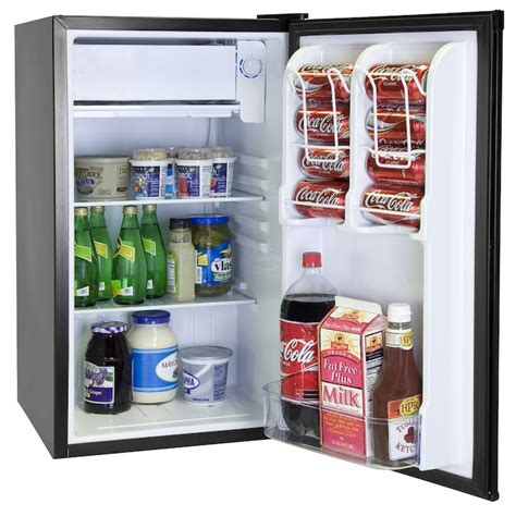 The interior freezer compartment will keep ice at the ready or your frozen treat nice and chilled. . Lowes compact refrigerator